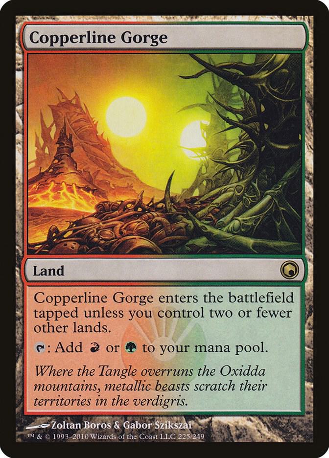 Copperline Gorge 225/249 (Scars of Mirrodin)  - Foil | Good Games Morley