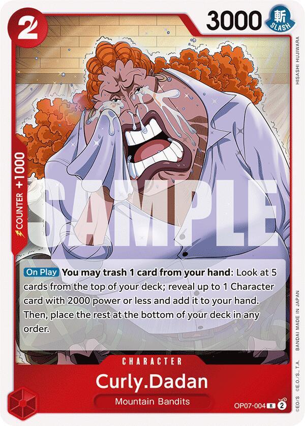 Curly.Dadan OP07-004 (500 Years in the Future)  - Foil | Good Games Morley