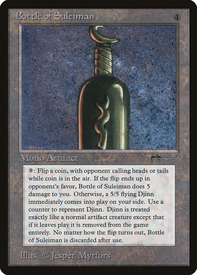 Bottle of Suleiman 58/78 (Arabian Nights)  | Good Games Morley
