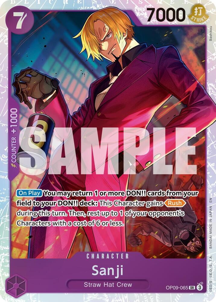Sanji (Reprint) OP09-065 (Premium Booster -The Best- Vol. 2)  - Foil | Good Games Morley
