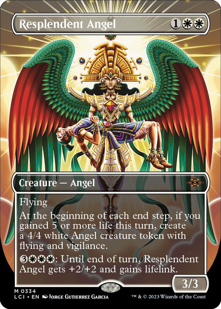 Resplendent Angel 334/291 (The Lost Caverns of Ixalan)  - Borderless | Good Games Morley