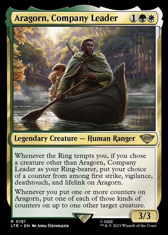 Aragorn, Company Leader 191/281 (Universes Beyond: The Lord of the Rings: Tales of Middle-earth)  | Good Games Morley