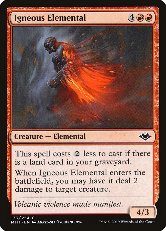 Igneous Elemental 133/254 (Modern Horizons)  | Good Games Morley
