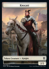 Treasure // Knight Double-Sided Token [Commander Legends: Battle for Baldur's Gate Tokens] | Good Games Morley