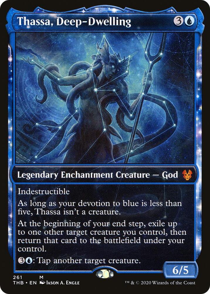 Thassa, Deep-Dwelling 261/254 (Theros Beyond Death)  - Showcase Foil | Good Games Morley