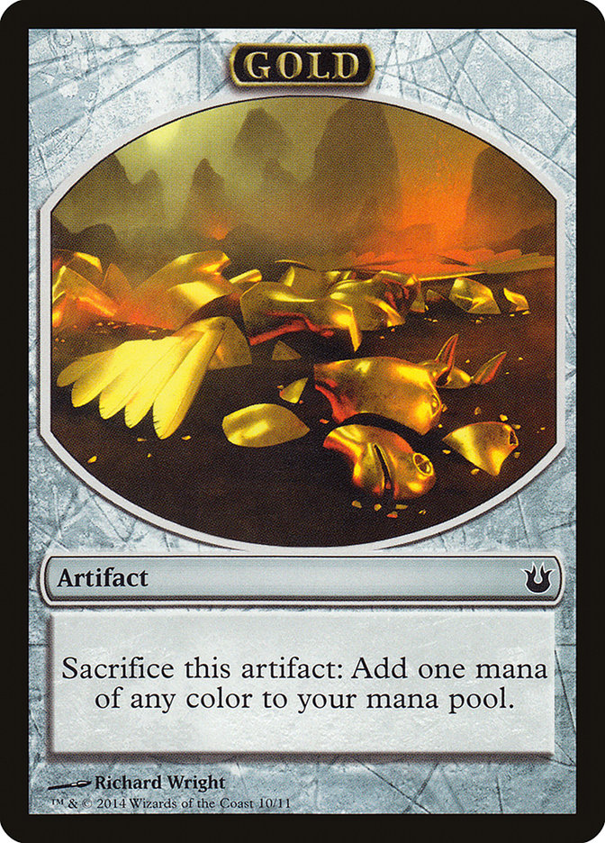 Gold Token [Born of the Gods Tokens] | Good Games Morley