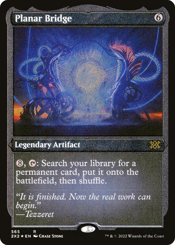 Planar Bridge Foil Etched 565 (Double Masters 2022)  - Foil | Good Games Morley