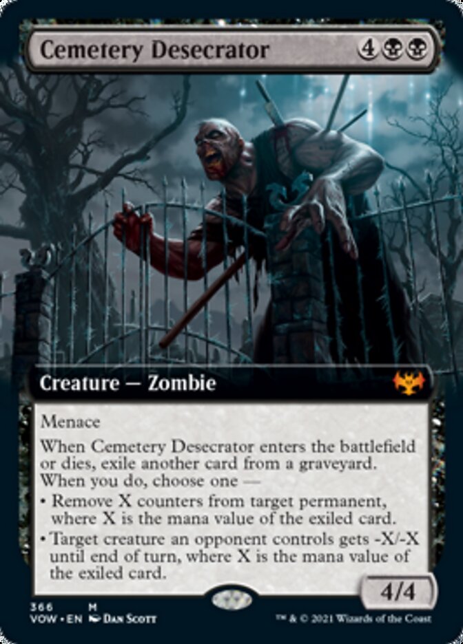 Cemetery Desecrator (Extended Art) [Innistrad: Crimson Vow] | Good Games Morley