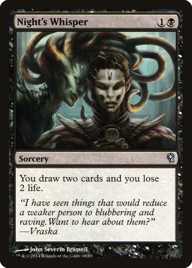 Night's Whisper [Duel Decks: Jace vs. Vraska] | Good Games Morley
