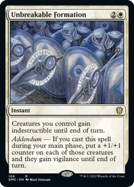 Unbreakable Formation 106/50 (Commander: Dominaria United)  | Good Games Morley