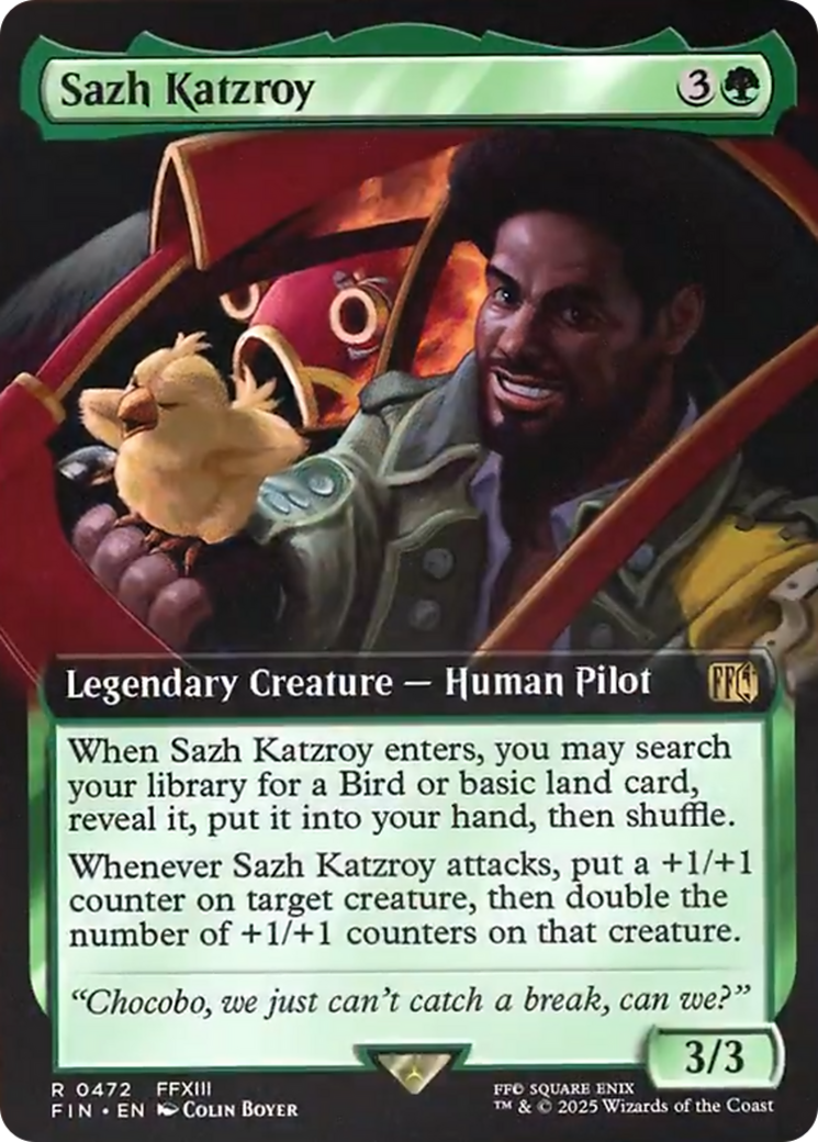 Sazh Katzroy (Extended Art) [FINAL FANTASY] | Good Games Morley