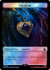 Alien Rhino // Treasure (0061) Double-Sided Token (Surge Foil) [Doctor Who Tokens] | Good Games Morley