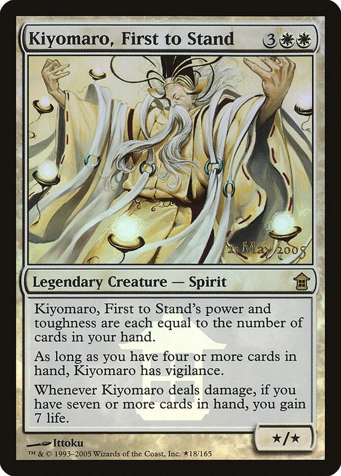Kiyomaro First to Stand 18★/2 (Prerelease Cards)  - Foil | Good Games Morley