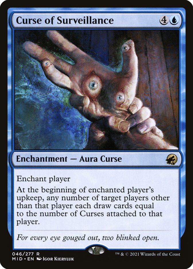 Curse of Surveillance 46/277 (Innistrad: Midnight Hunt)  | Good Games Morley