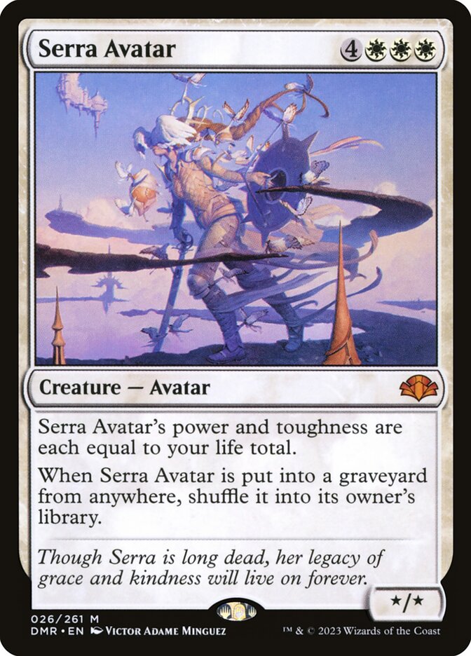 Serra Avatar 26/261 (Dominaria Remastered)  - Foil | Good Games Morley