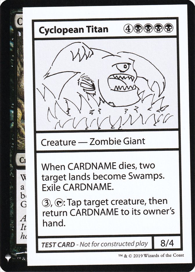 Cyclopean Titan [Mystery Booster Playtest Cards] | Good Games Morley