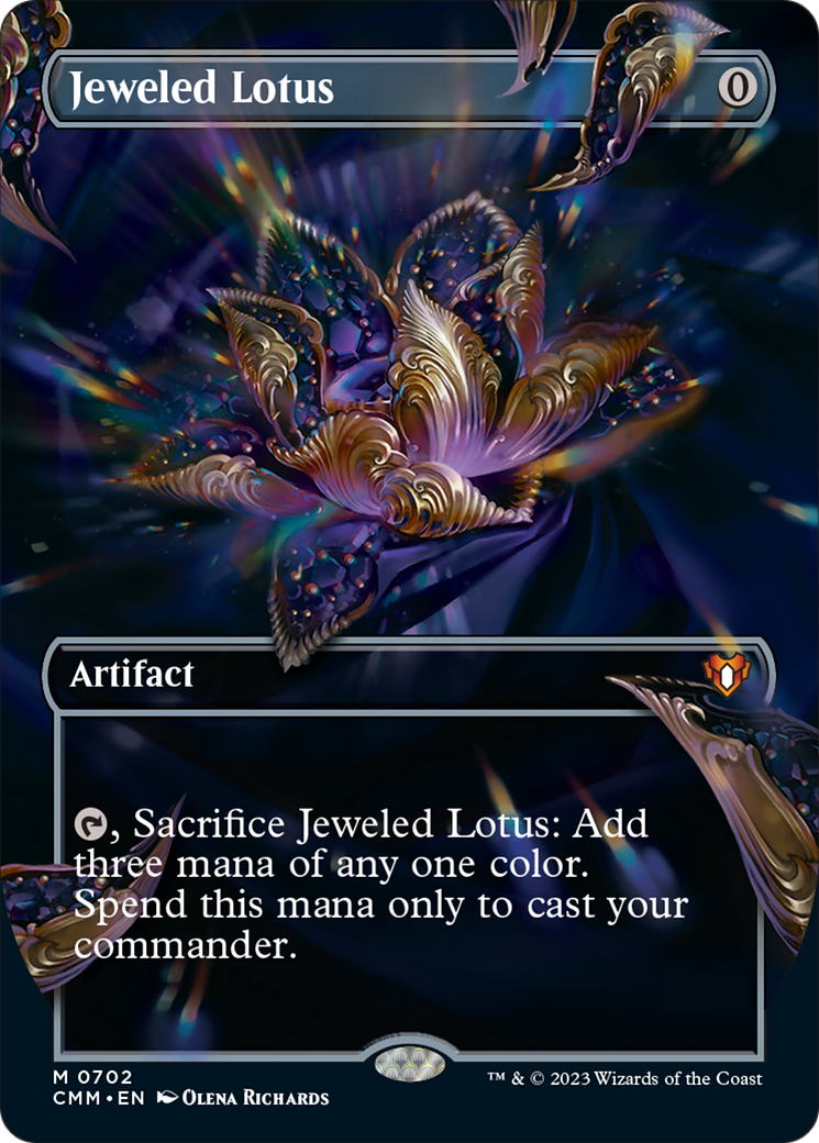 Jeweled Lotus (Borderless Frame Break) [Commander Masters] | Good Games Morley