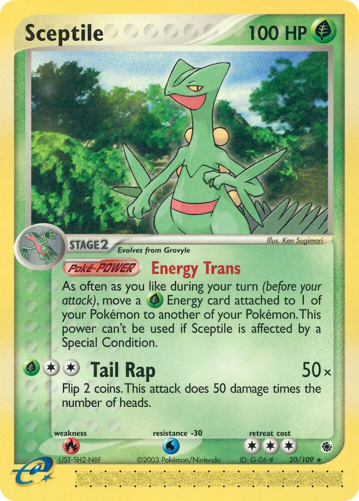 Sceptile  20/109 (EX Ruby and Sapphire)  | Good Games Morley