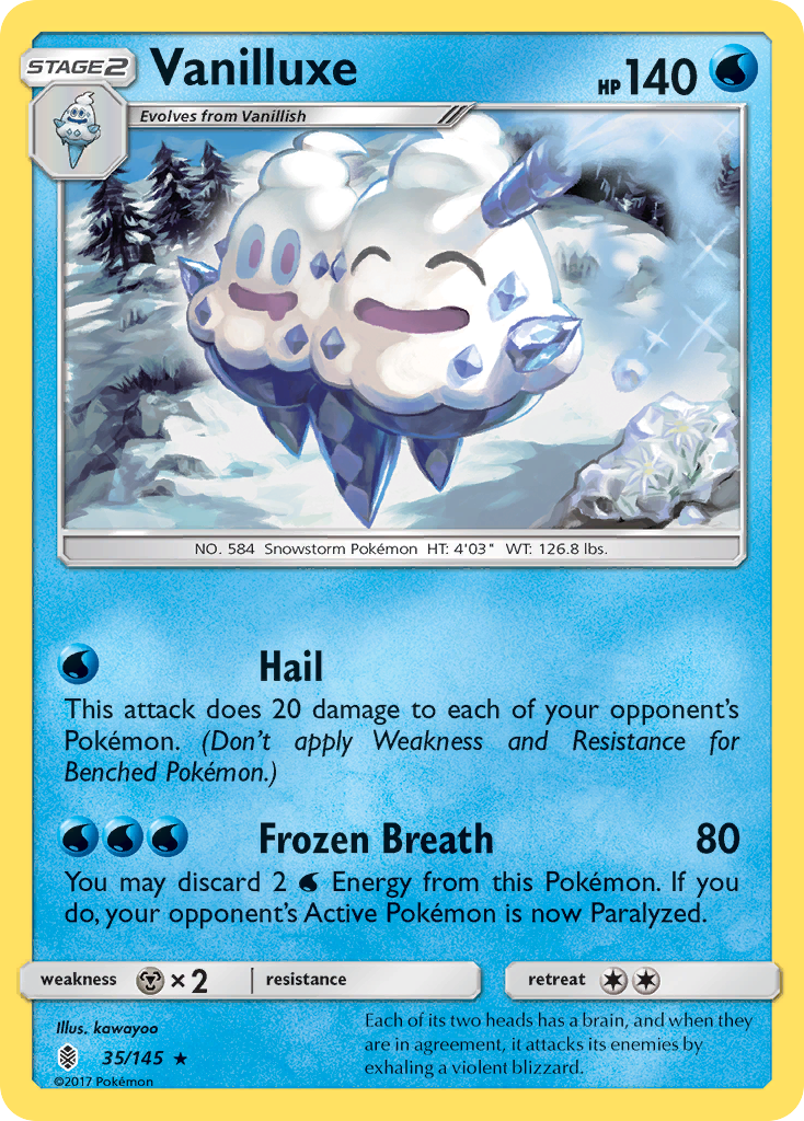 Vanilluxe (35/145) [Sun & Moon: Guardians Rising] | Good Games Morley