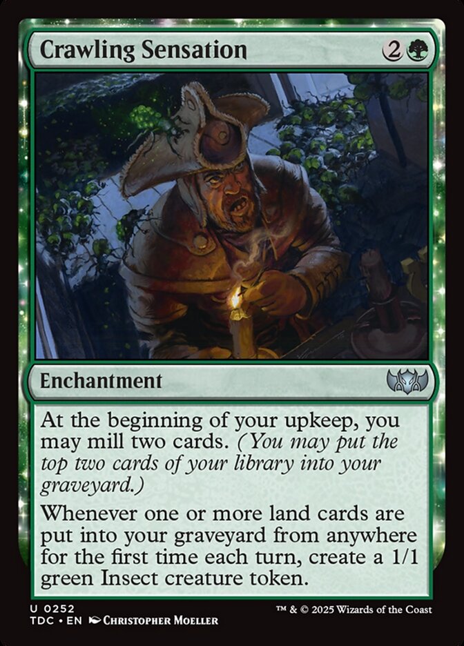 Crawling Sensation 252 (Commander: Tarkir: Dragonstorm)  | Good Games Morley