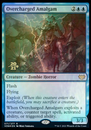 Overcharged Amalgam [Innistrad: Crimson Vow Prerelease Promos] | Good Games Morley