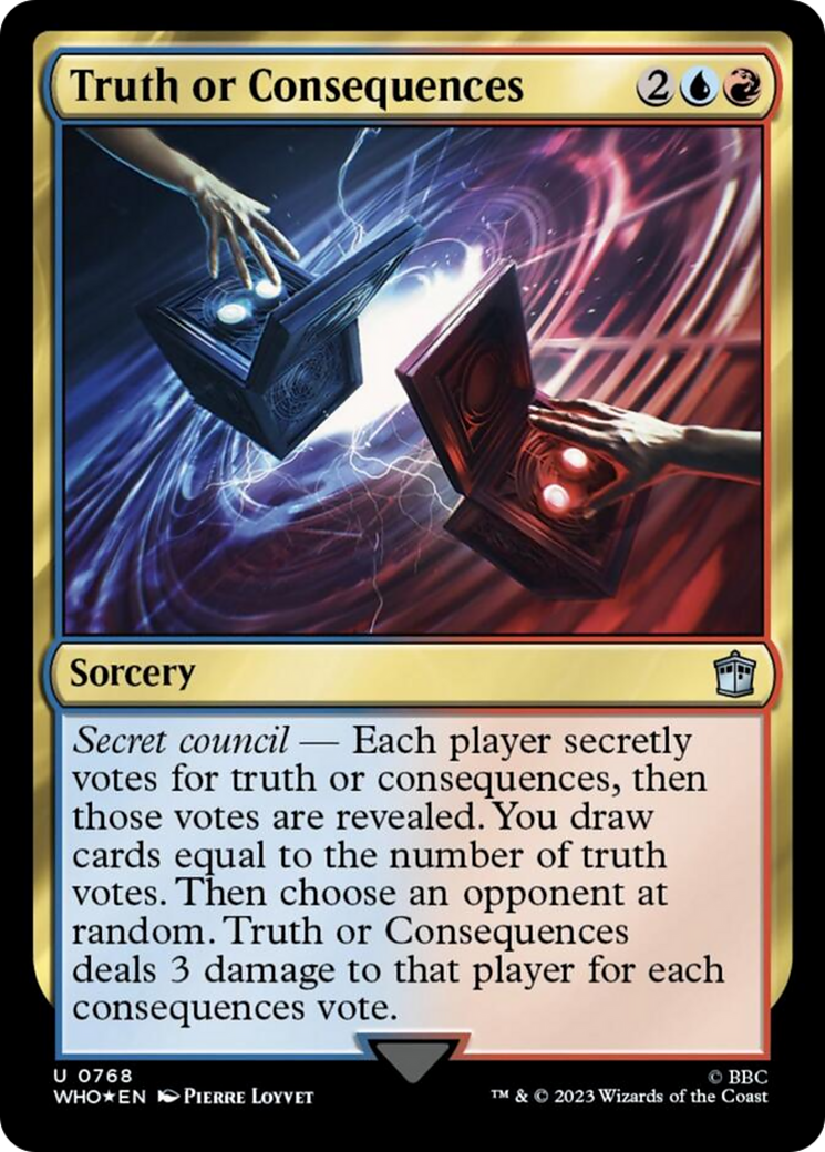Truth or Consequences (Surge Foil) [Doctor Who] | Good Games Morley