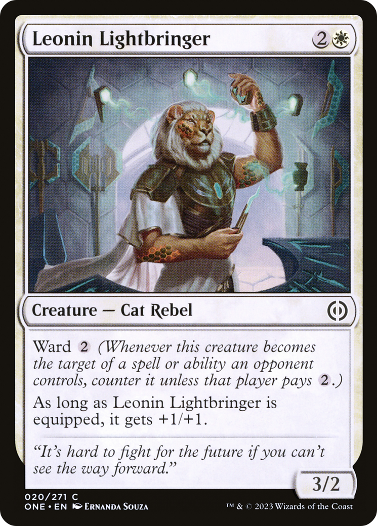 Leonin Lightbringer [Phyrexia: All Will Be One] | Good Games Morley