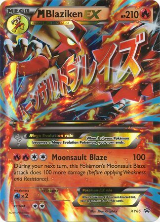 M Blaziken EX (XY86) (Jumbo Card) [XY: Black Star Promos] | Good Games Morley