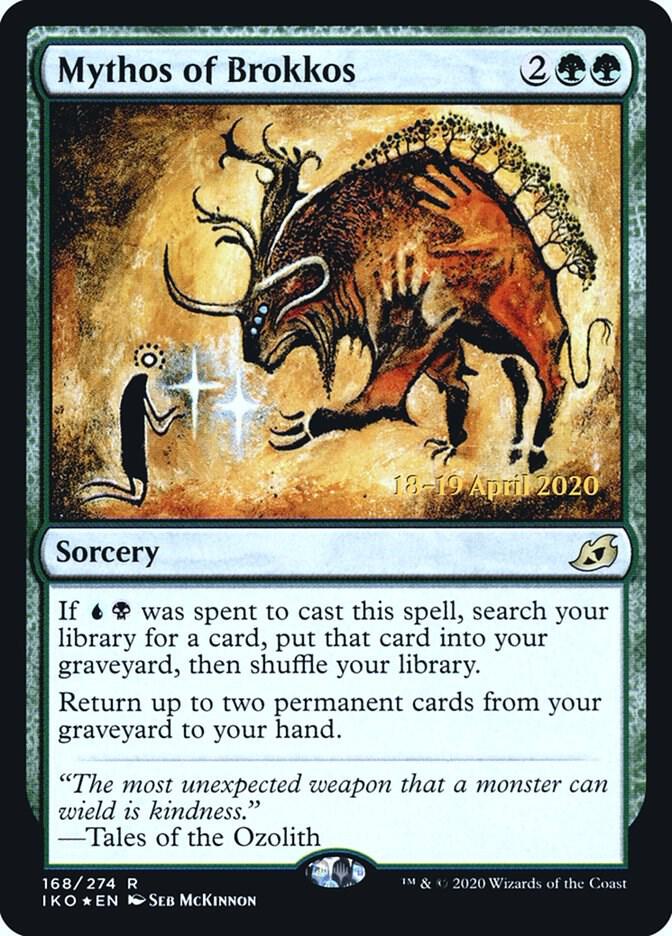 Mythos of Brokkos 168s/137 (Prerelease Cards)  - Foil | Good Games Morley