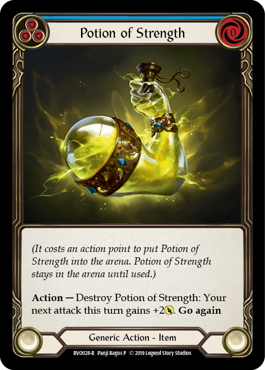 Potion of Strength [BVO028-R] (Bravo Hero Deck)  1st Edition Normal | Good Games Morley