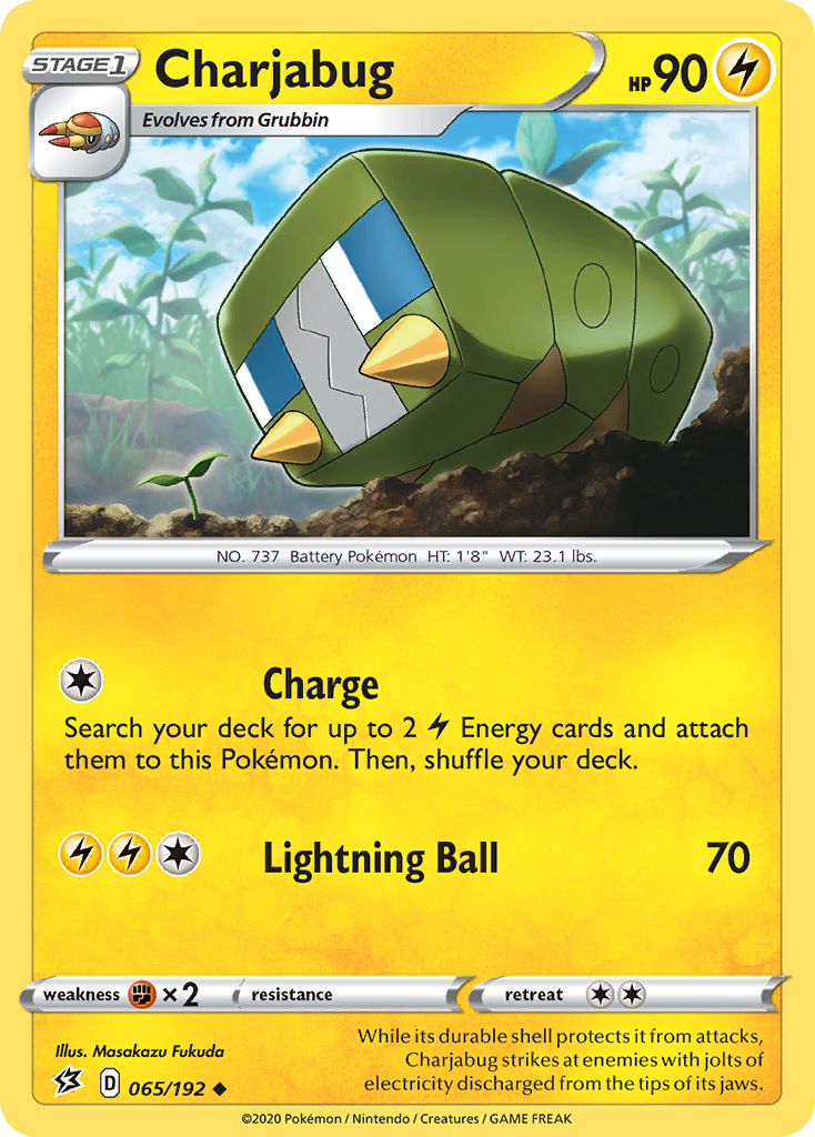 Charjabug (065/192) [Sword & Shield: Rebel Clash] | Good Games Morley