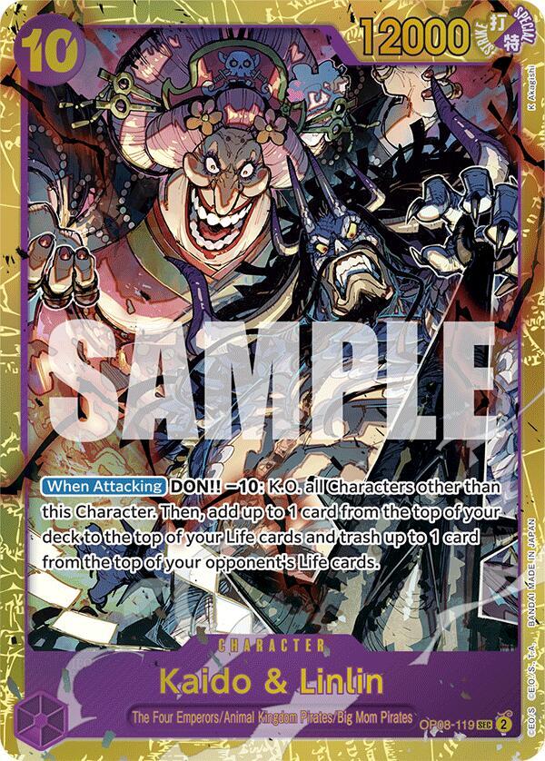 Kaido & Linlin OP08-119 (Two Legends)  - Foil | Good Games Morley