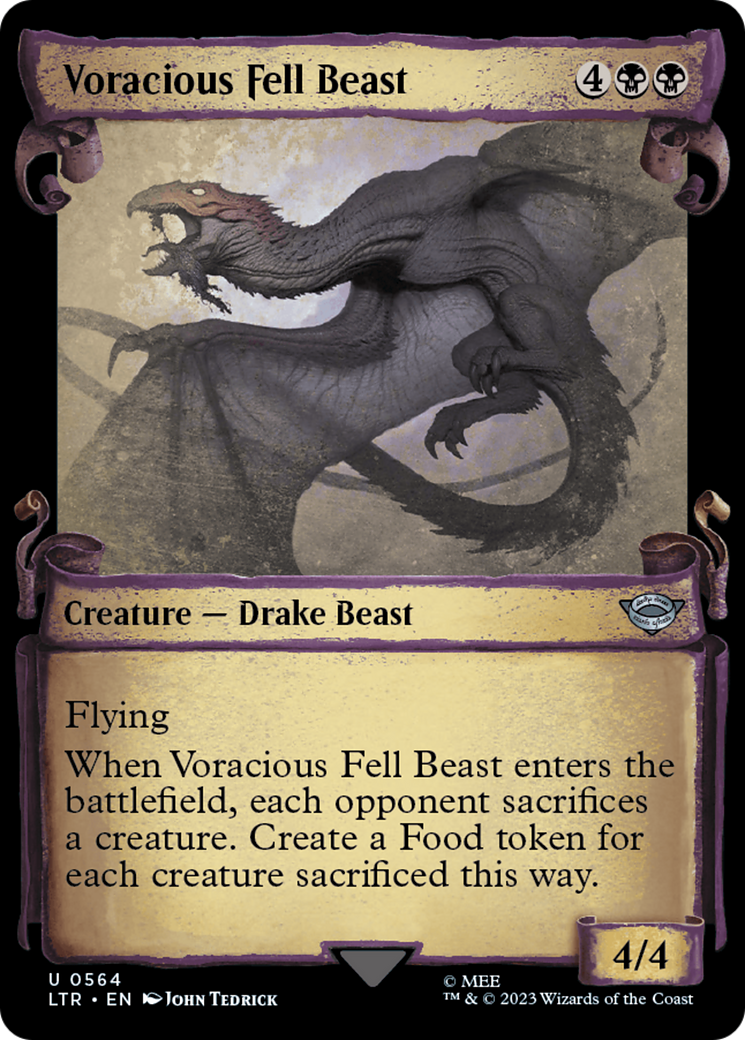 Voracious Fell Beast [The Lord of the Rings: Tales of Middle-Earth Showcase Scrolls] | Good Games Morley