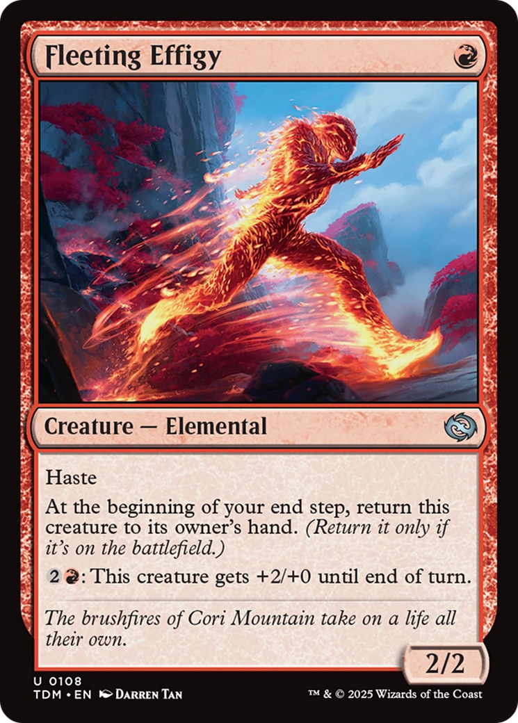 Fleeting Effigy [Tarkir: Dragonstorm] | Good Games Morley