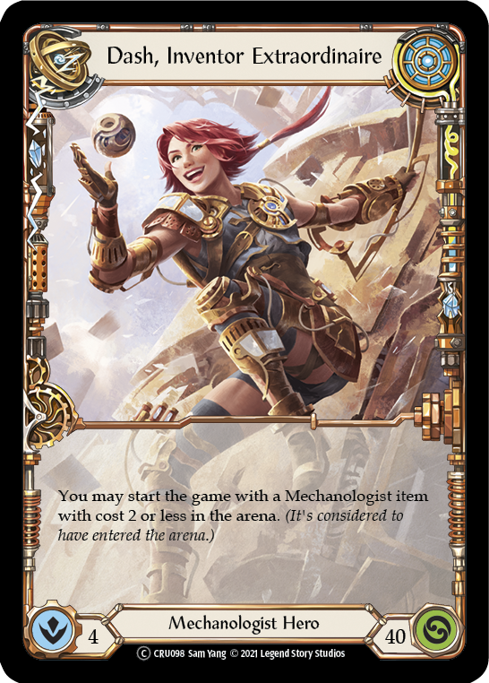 Dash, Inventor Extraordinaire [U-CRU098] (Crucible of War Unlimited)  Unlimited Normal | Good Games Morley