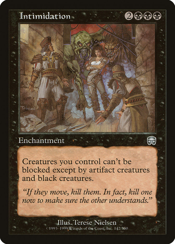Intimidation 142/350 (Mercadian Masques)  | Good Games Morley