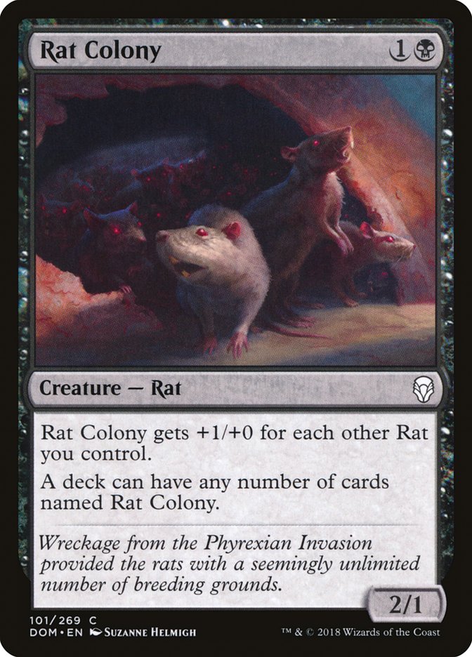 Rat Colony 101 (Dominaria)  - Foil | Good Games Morley