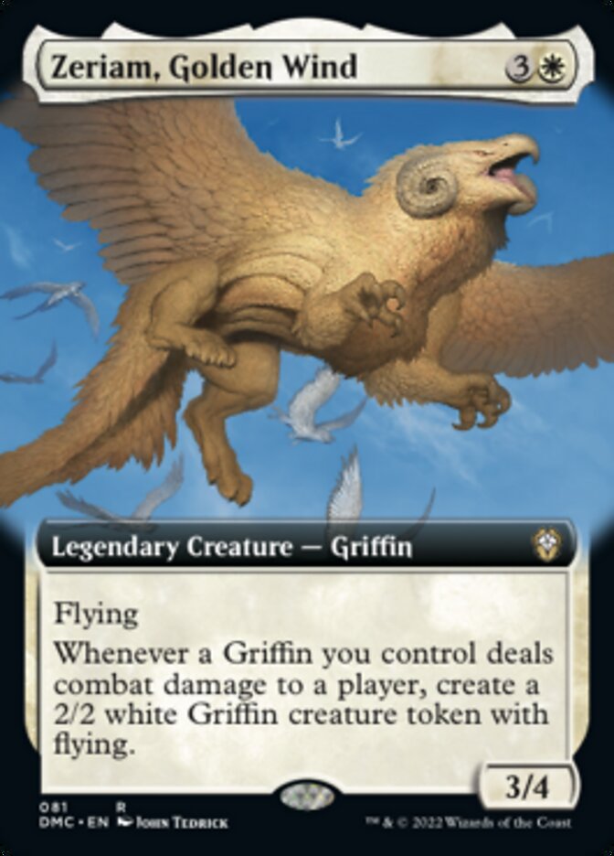 Zeriam, Golden Wind (Extended Art) [Dominaria United Commander] | Good Games Morley