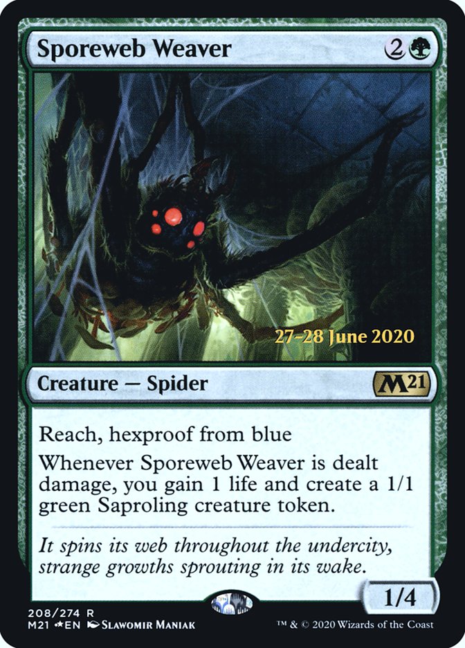 Sporeweb Weaver [Core Set 2021 Prerelease Promos] | Good Games Morley