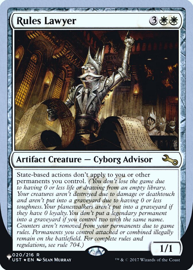 Rules Lawyer (Unfinity Foil Edition) [The List] | Good Games Morley