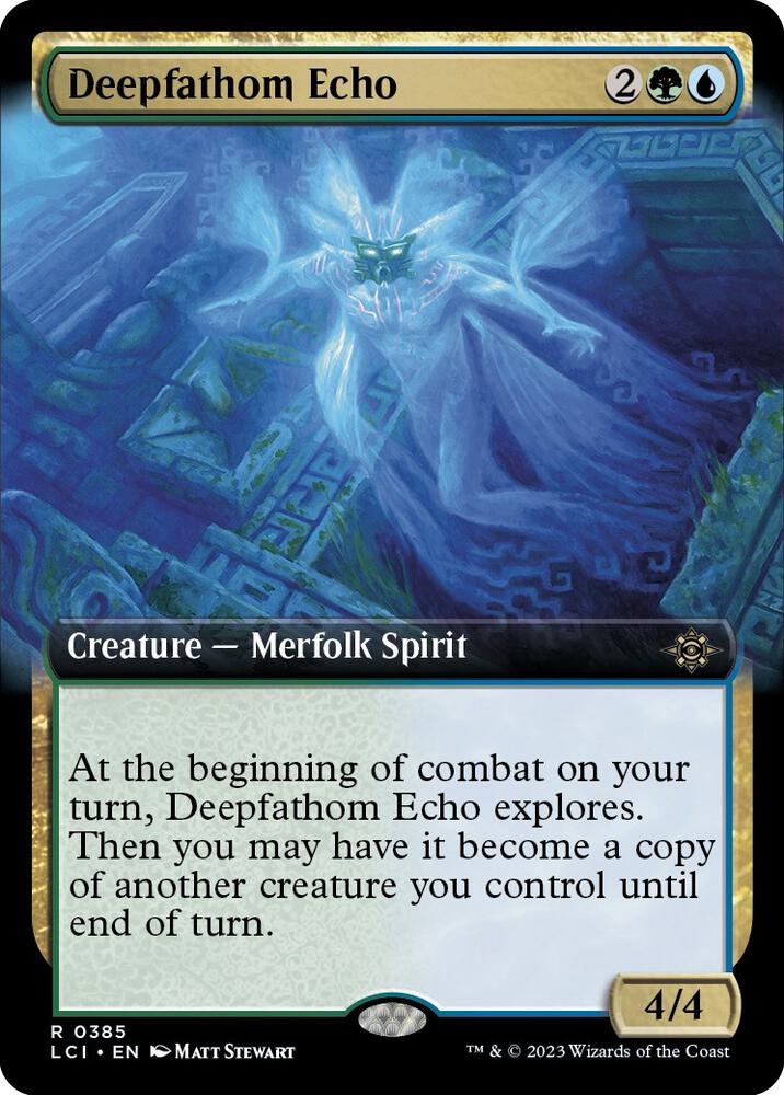 Deepfathom Echo 385/291 (The Lost Caverns of Ixalan)  - Extended Art | Good Games Morley