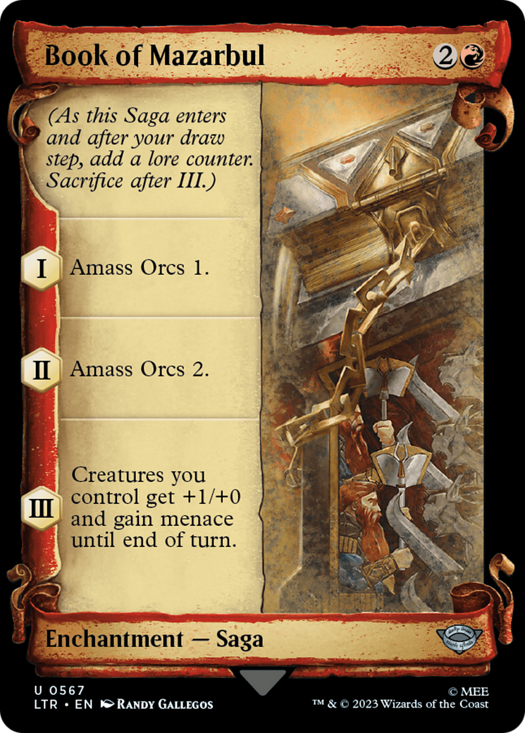 Book of Mazarbul [The Lord of the Rings: Tales of Middle-Earth Showcase Scrolls] | Good Games Morley