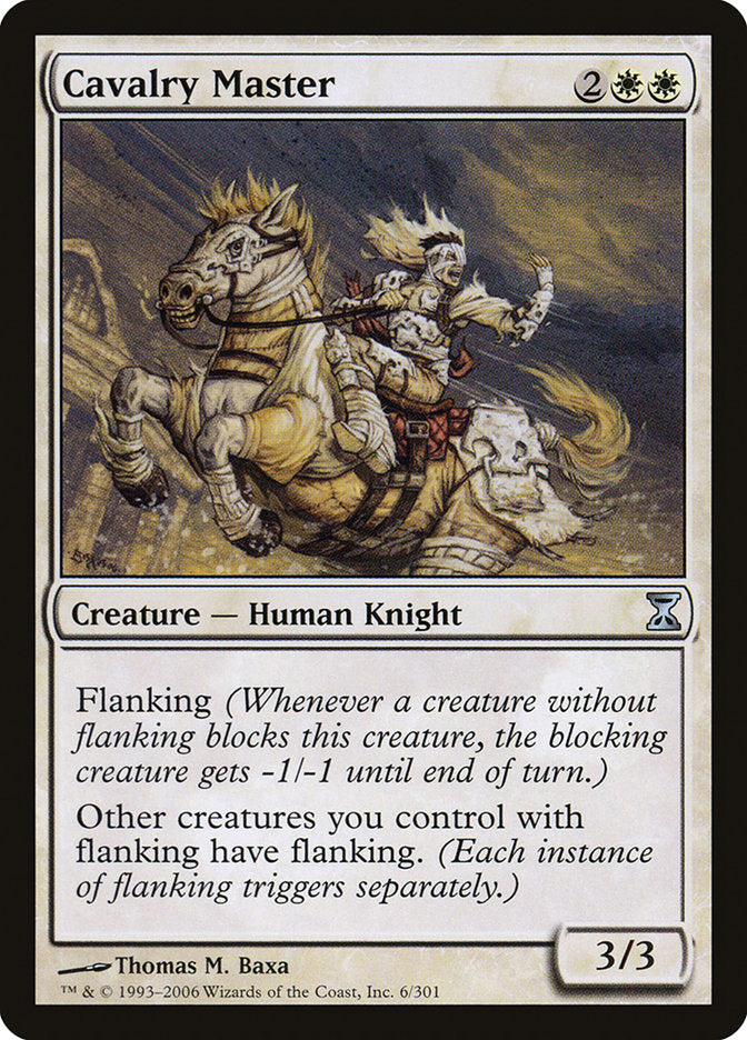 Cavalry Master 6 (Time Spiral)  - Foil | Good Games Morley