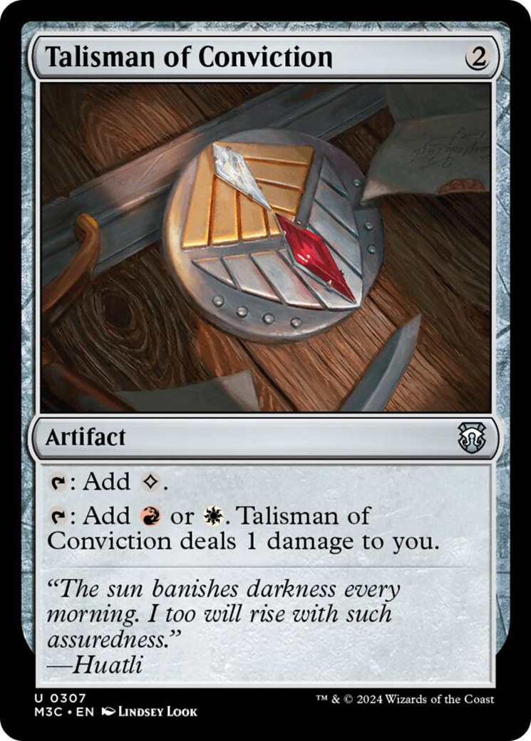 Talisman of Conviction [Modern Horizons 3 Commander] | Good Games Morley