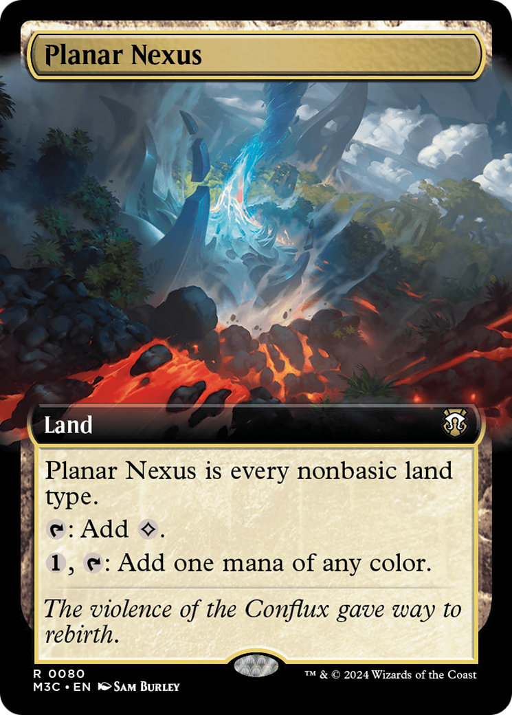 Planar Nexus (Extended Art) (Ripple Foil) [Modern Horizons 3 Commander] | Good Games Morley
