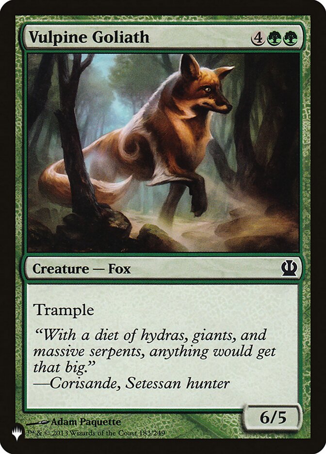 Vulpine Goliath [The List] | Good Games Morley
