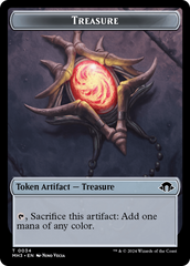 Treasure (Ripple Foil) // Copy Double-Sided Token [Modern Horizons 3 Tokens] | Good Games Morley