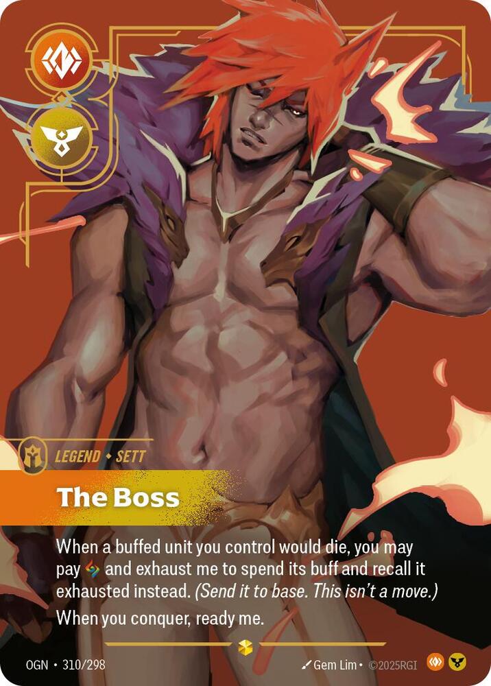 Sett - The Boss 310/298 (Origins)  - Foil | Good Games Morley