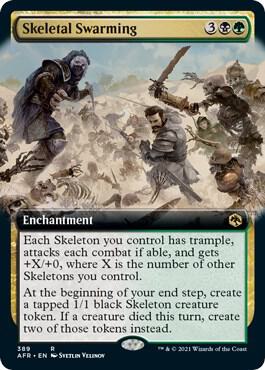 Skeletal Swarming Extended Art 389 (Adventures in the Forgotten Realms)  | Good Games Morley