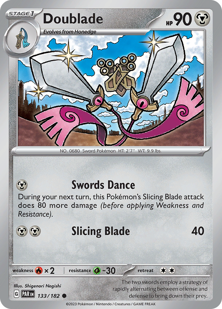 Doublade (133/182) [Scarlet & Violet: Paradox Rift] | Good Games Morley